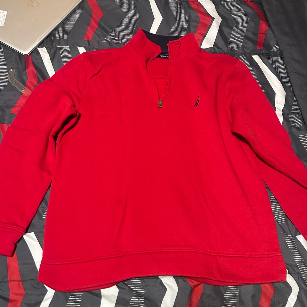 Red sweatshirt new and one size fit all